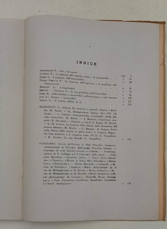 IL PROBLEMA DELL'IMMORTALITA'(1946)