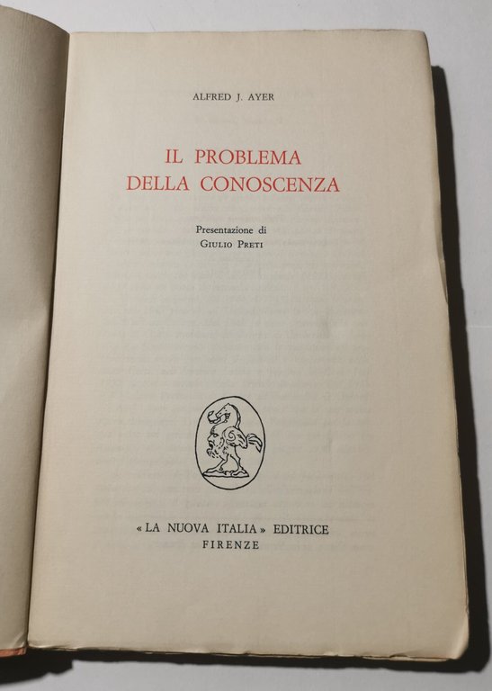 Il problema della conoscenza