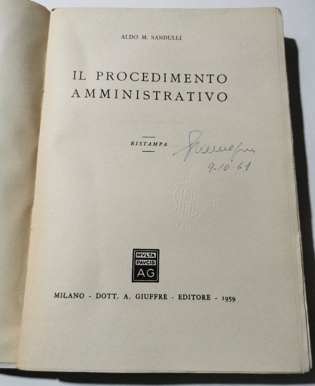 Il procedimento amministrativo