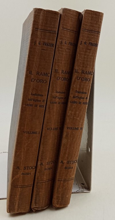 Il Ramo d'Oro-Storia del pensiero primitivo(Magia e religione)- 3 voll.