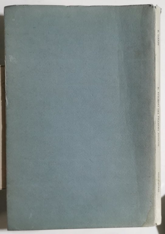 Il ritorno dei filosofi antichi