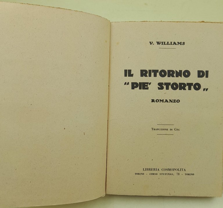 Il ritorno di " Pie' storto " | Immagine Gallery 2