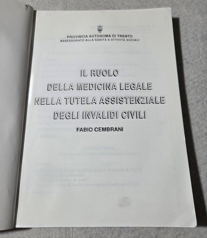 Il ruolo della Medicina Legale nella tutela assistenziale degli invalidi … | Immagine Gallery 2