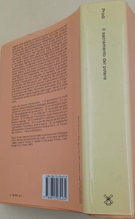 IL SACRAMENTO DEL POTERE-IL GIURAMENTO POLITICO NELLA STORIA DELL'OCCIDENTE(1992)
