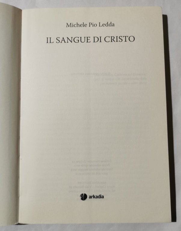 Il sangue di Cristo | Immagine Gallery 2