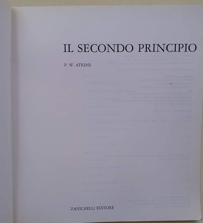 IL SECONDO PRINCIPIO(1992)