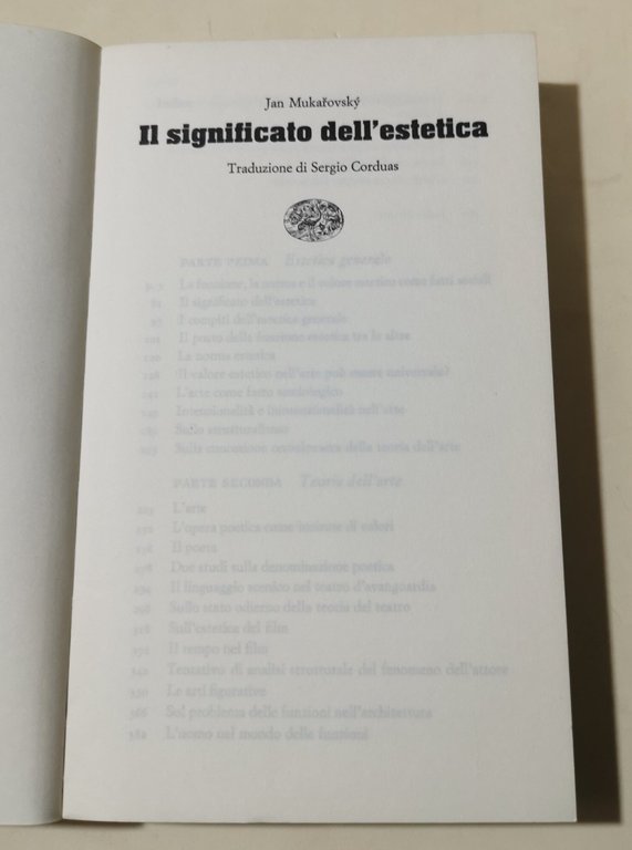 Il significato dell'estetica