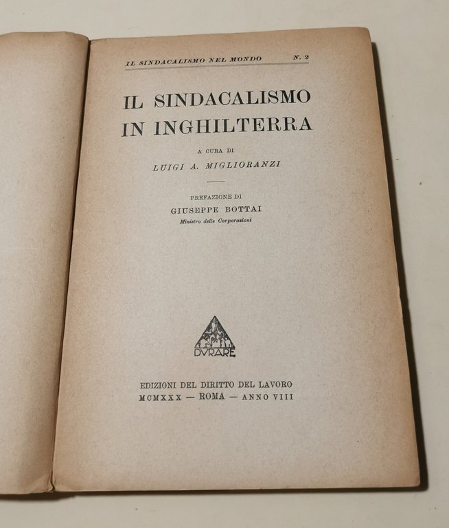 Il sindacalismo in Inghilterra