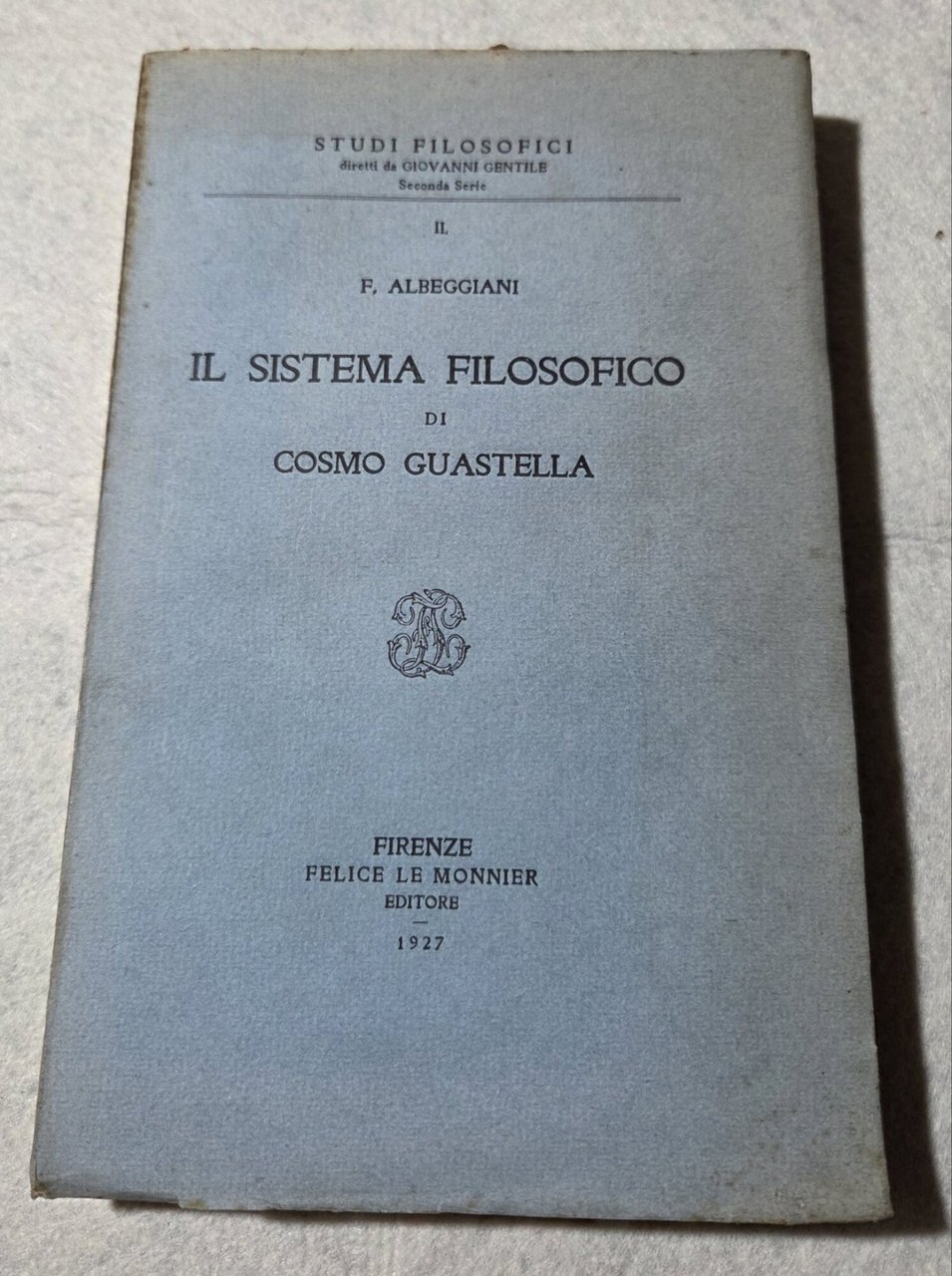 Il sistema filosofico di Cosmo Guastella | Immagine principale