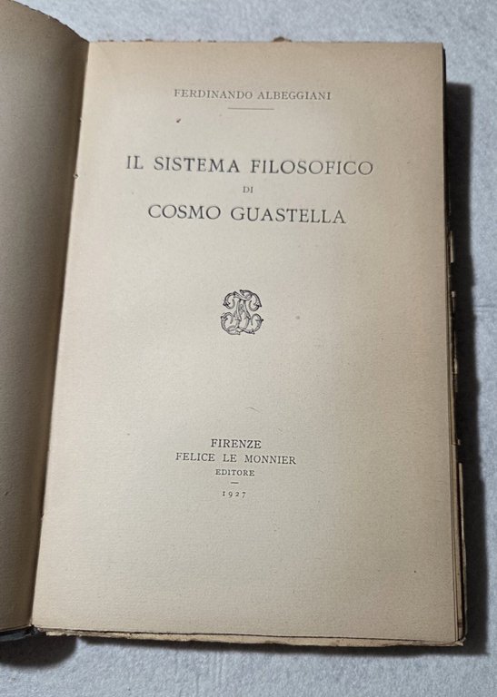 Il sistema filosofico di Cosmo Guastella | Immagine Gallery 2