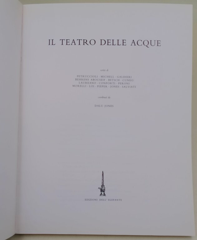Il Teatro delle Acque