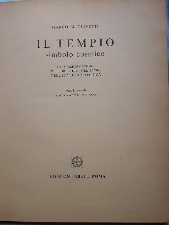 IL TEMPIO SIMBOLO COSMICO-LA TRASFORMAZIONE DELL'ORIZZONTE DEL SACRO NELL'ETA' DELLA … | Immagine Gallery 6