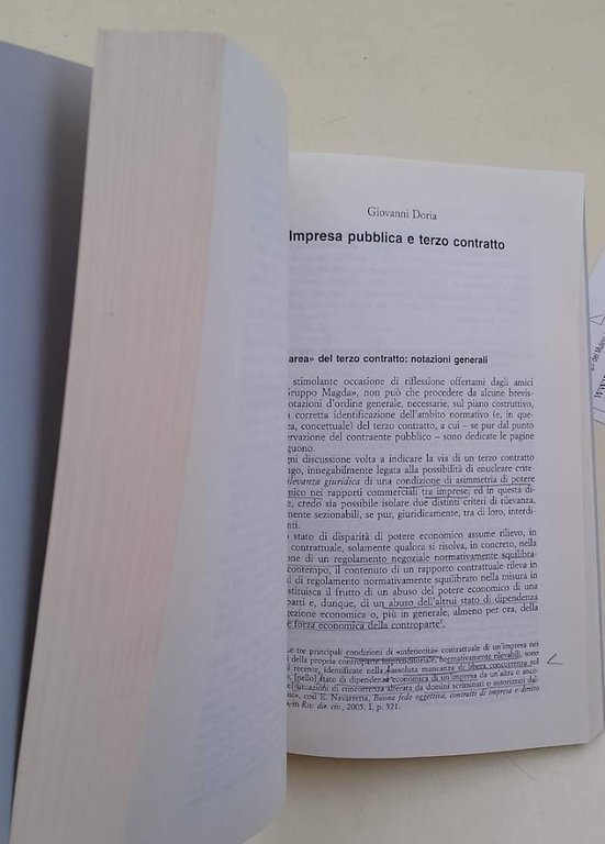 IL TERZO CONTRATTO-L'ABUSO DI POTERE CONTRATTUALE NEI RAPPORTI TRA IMPRESE(2008)