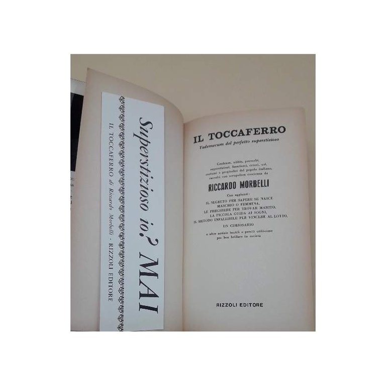 IL TOCCAFERRO-VADEMECUM DEL PERFETTO SUPERSTIZIOSO(1966)