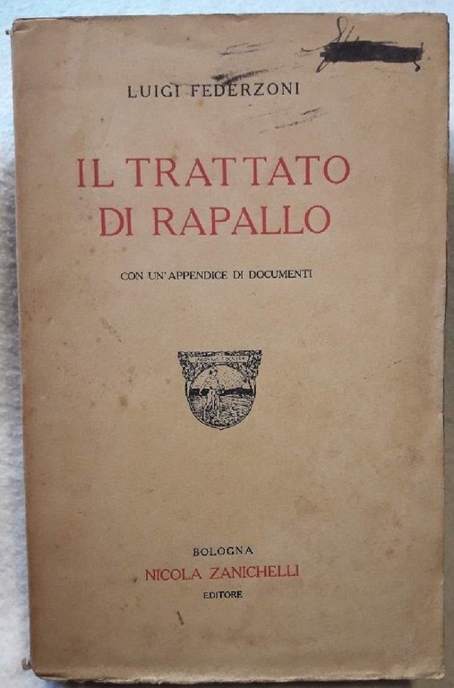 IL TRATTATO DI RAPALLO DEI COMENTI DELLA STAMPA(1921)