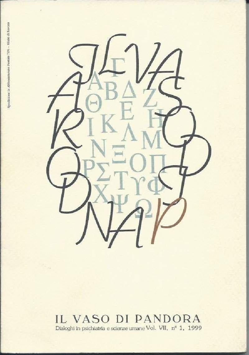 IL VASO DI PANDORA - Dialoghi in psichiatria e scienze … | Immagine principale