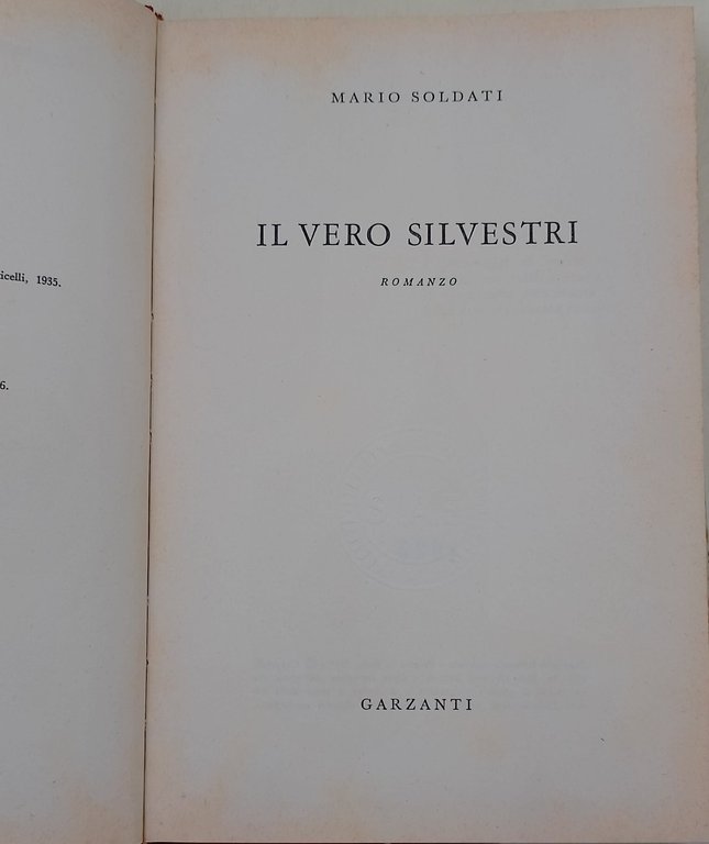 Il vero Silvestri