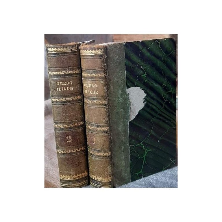 ILIADE DI OMERO-TRADOTTA DA VINCENZO MONTI 2 VOLL.( 1841)