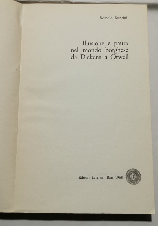 Illusione e paura nel mondo borghese - da Dickens a …