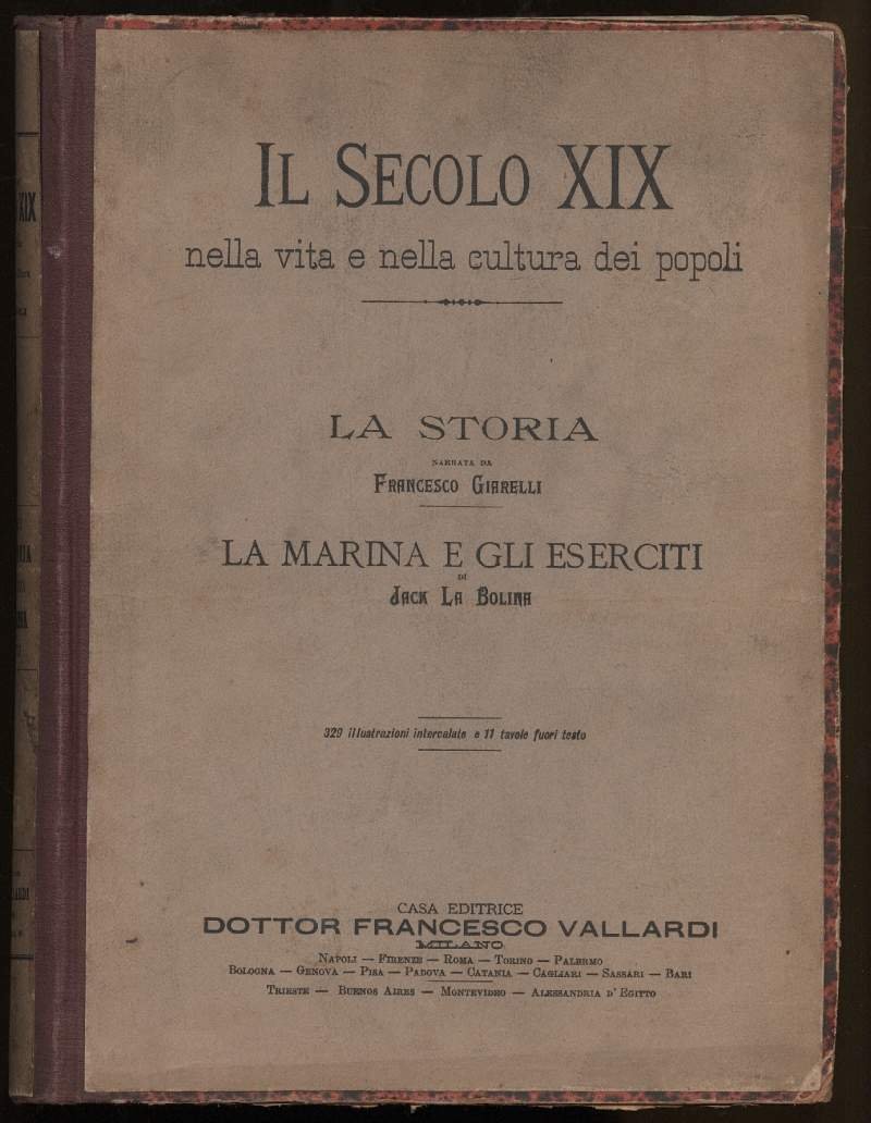 ILSECOLO XIX NELLA VITA E NELLA CULTURA DEI POPOLI-La marina …