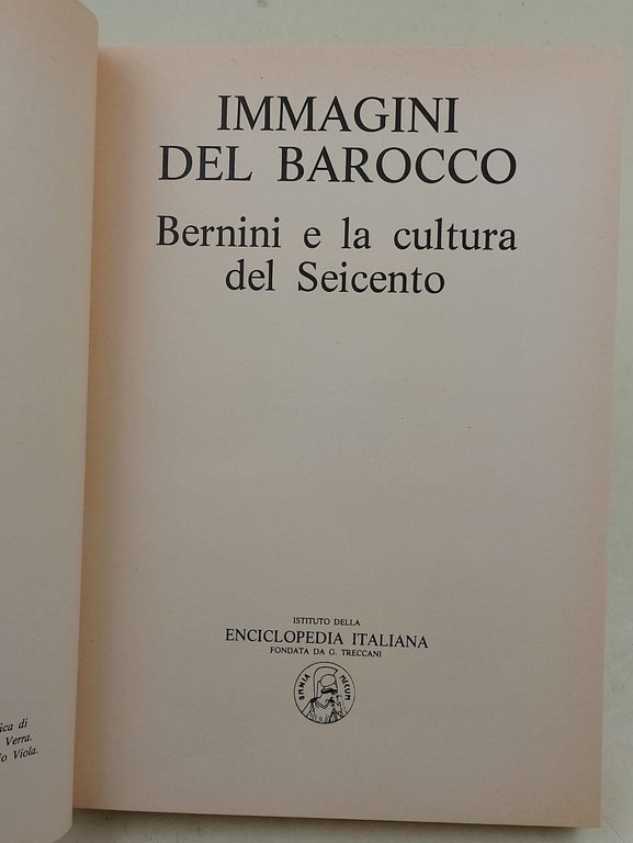 Immagini del Barocco-Bernini e la cultura del seicento