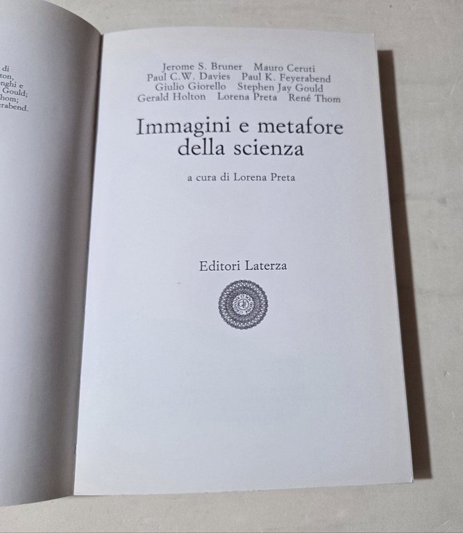 Immagini e metafore della scienza