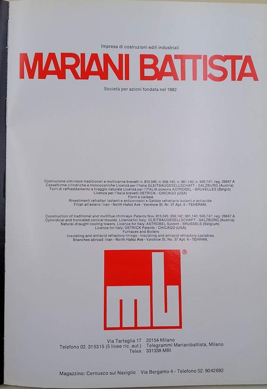 IMPRESA DI COSTRUZIONI EDILI INDUSTRIALI MARIANI BATTISTA