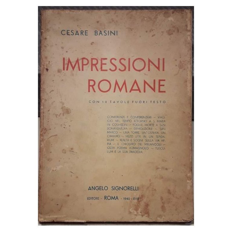 IMPRESSIONI ROMANE(1940)