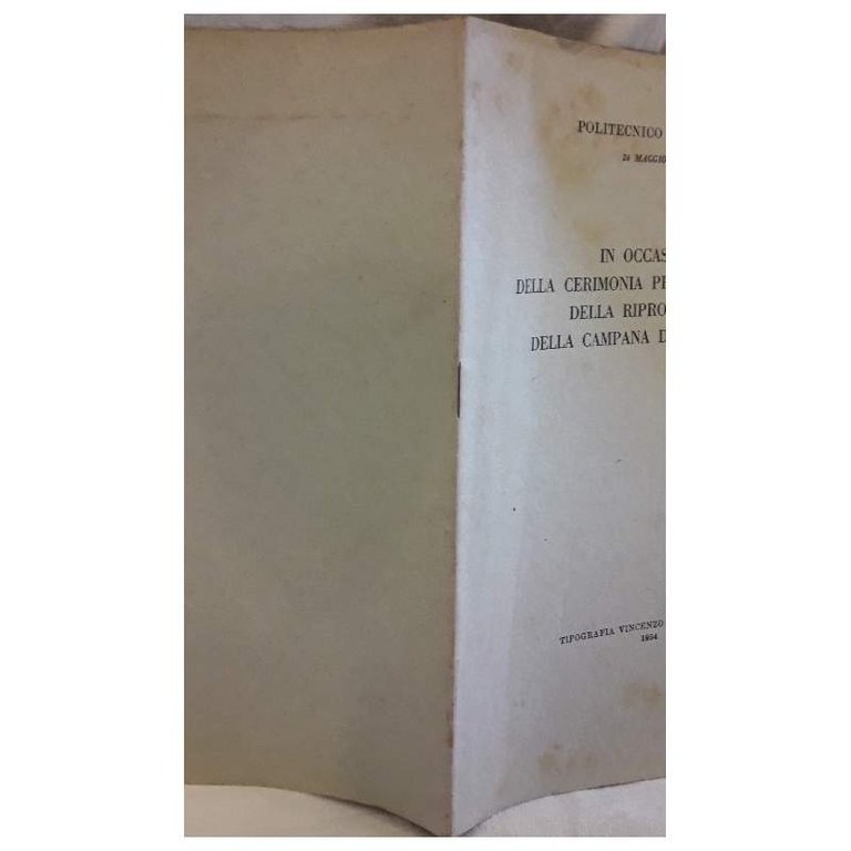 IN OCASIONE DELLA CERIMONIA PER LA CONSEGNA DELLA RIPRODUZIONE DELLA …