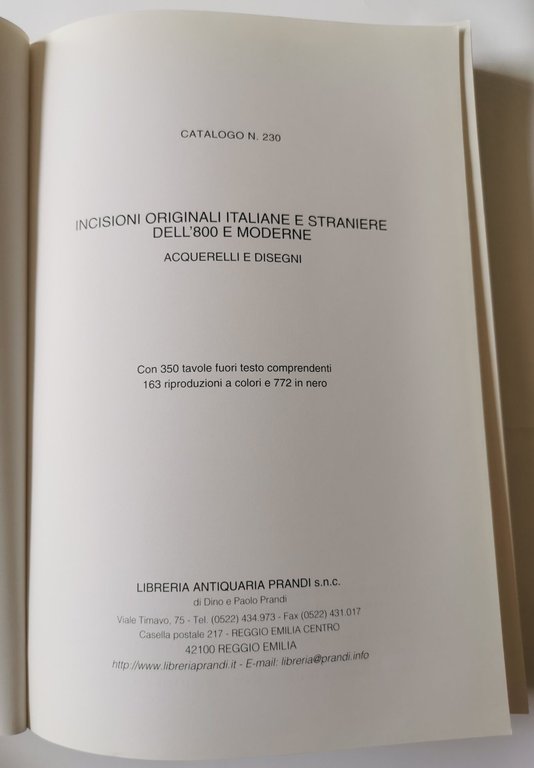 Incisioni originali italiane e straniere dell'800 e moderne, acquerelli e …