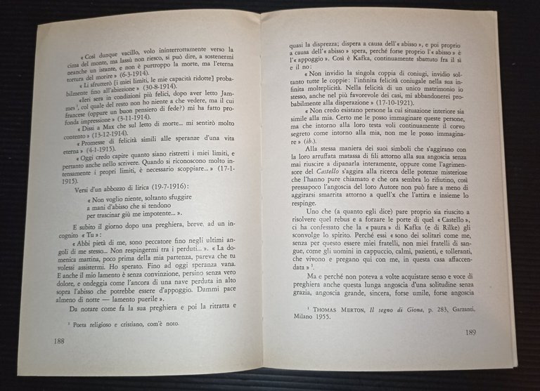 Incognite religiose della letteratura contemporanea