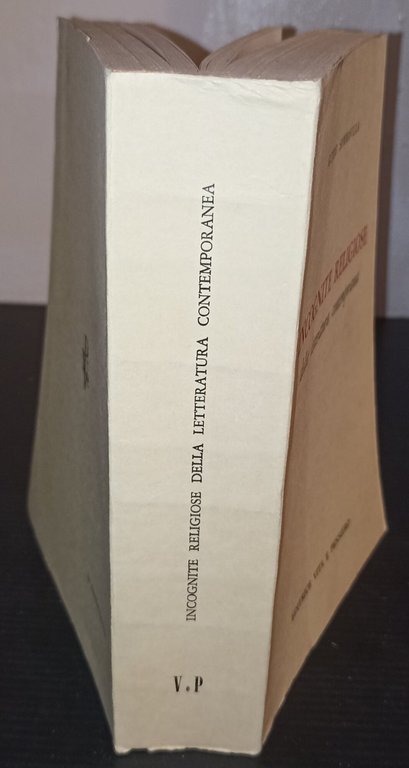 Incognite religiose della letteratura contemporanea