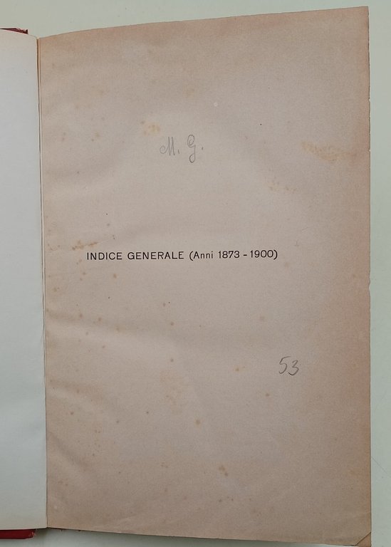 Indice generale dello Archivio Storico Siciliano -Antica e Nuova serie …