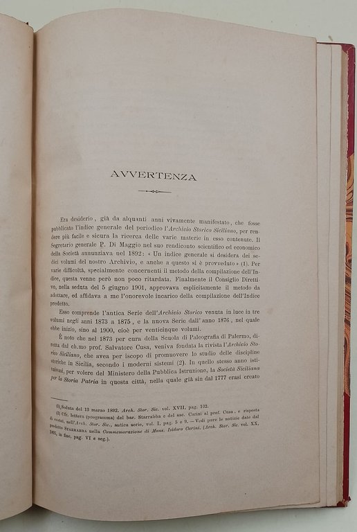 Indice generale dello Archivio Storico Siciliano -Antica e Nuova serie …