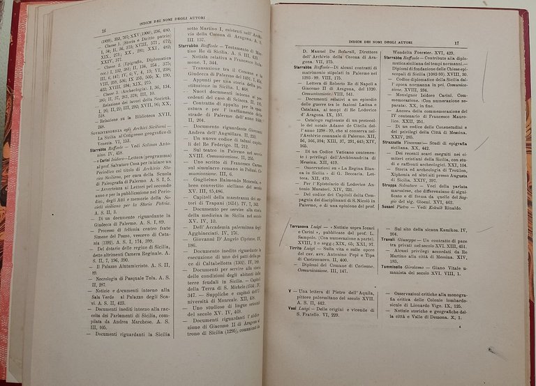 Indice generale dello Archivio Storico Siciliano -Antica e Nuova serie …