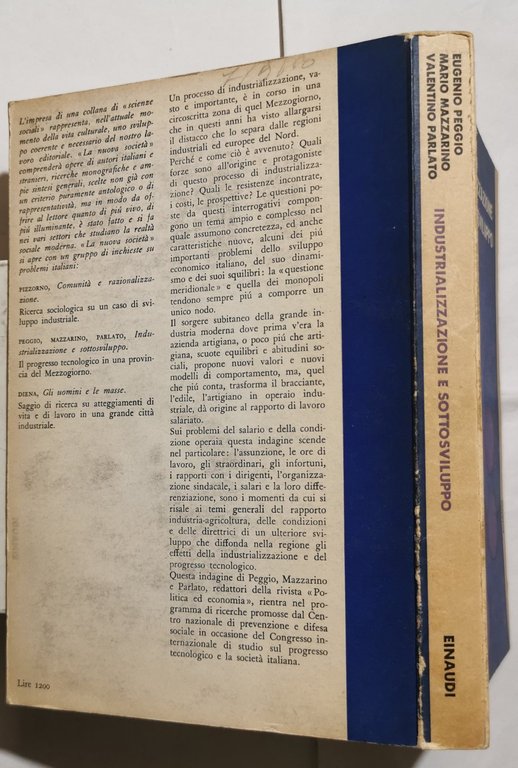 Industrializzazione e sottosviluppo