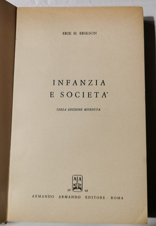 Infanzia e società
