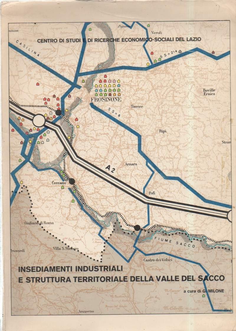 INSEDIAMENTI INDUSTRIALI E STRUTTURA TERRITORIALE DELLA VALLE DEL SACCO (1969)