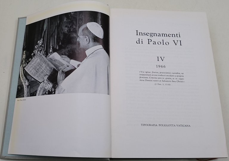 Insegnamenti di Paolo VI- vol. IV