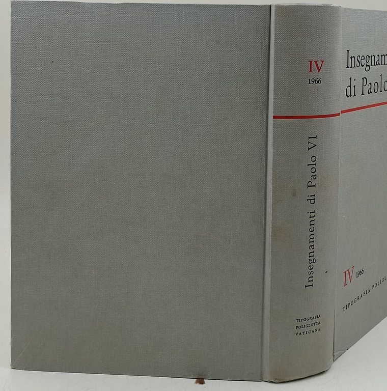 Insegnamenti di Paolo VI- vol. IV
