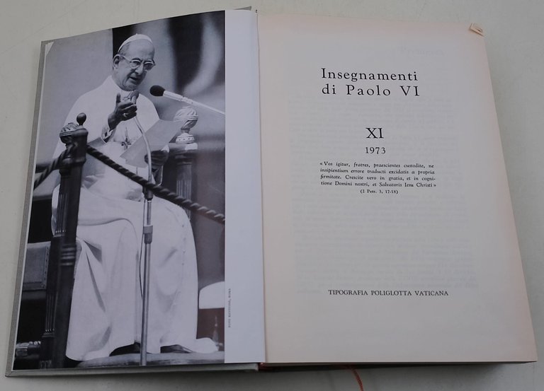 Insegnamenti di Paolo VI- vol. XI