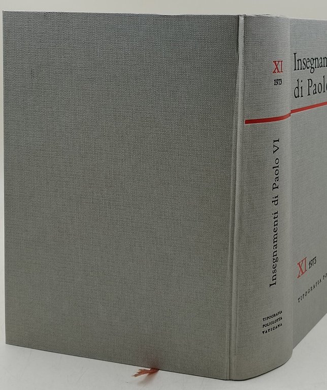 Insegnamenti di Paolo VI- vol. XI