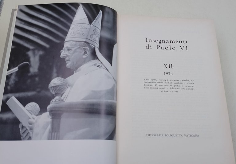 Insegnamenti di Paolo VI- vol. XII