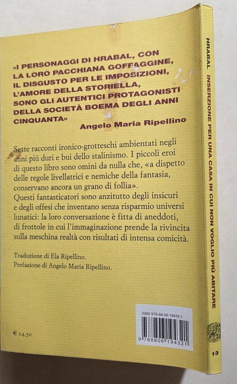 Inserzione per una casa in cui non voglio piu abitare