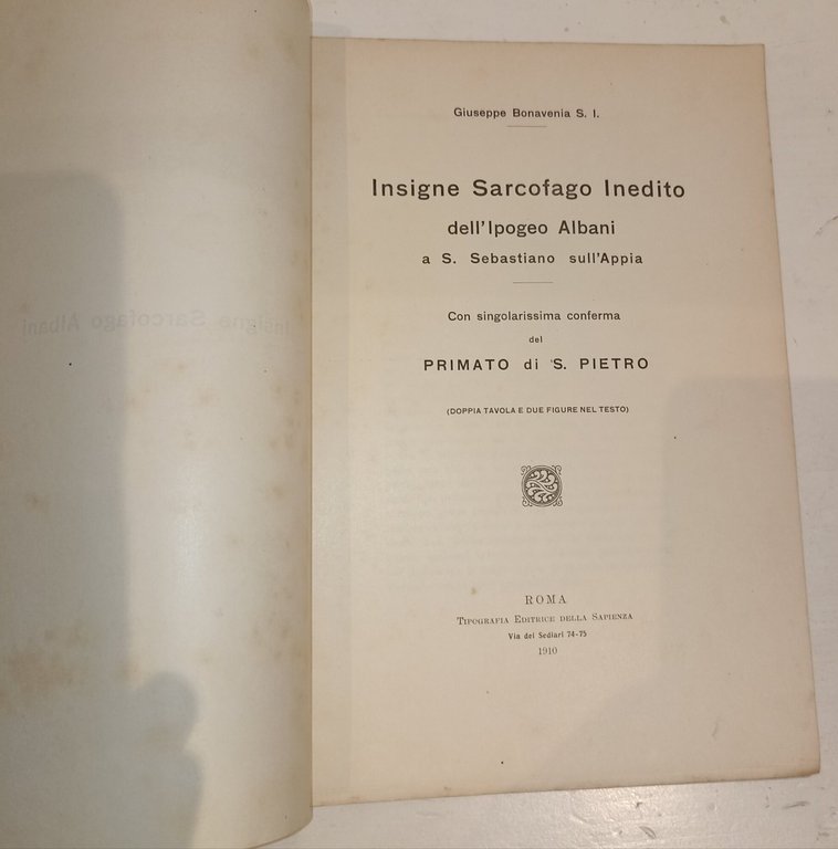 Insigne sarcofago inedito dell'ipogeo Albani a S. Sebastiano sull'Appia con … | Immagine Gallery 4