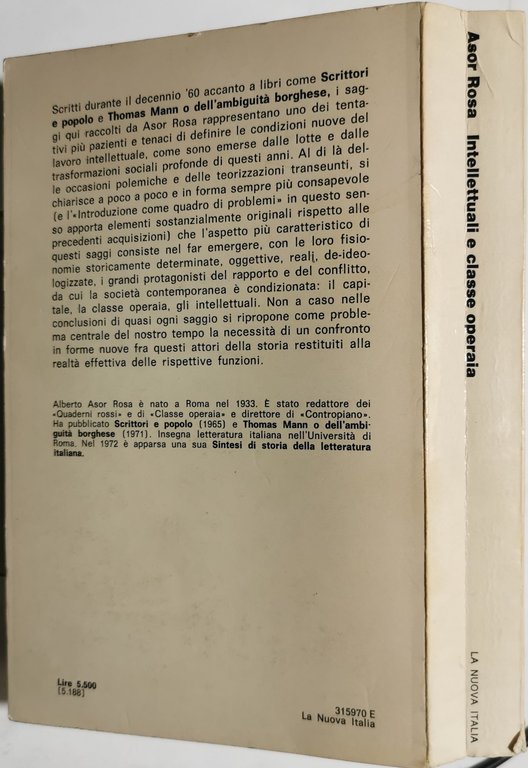 Intellettuali e classe operaia - Saggi sulle forme di uno …