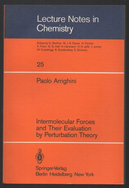 INTERMOLECULAR FORCES AND THEIR EVALUATIONS BY PERTURBATION THEORY (1981)