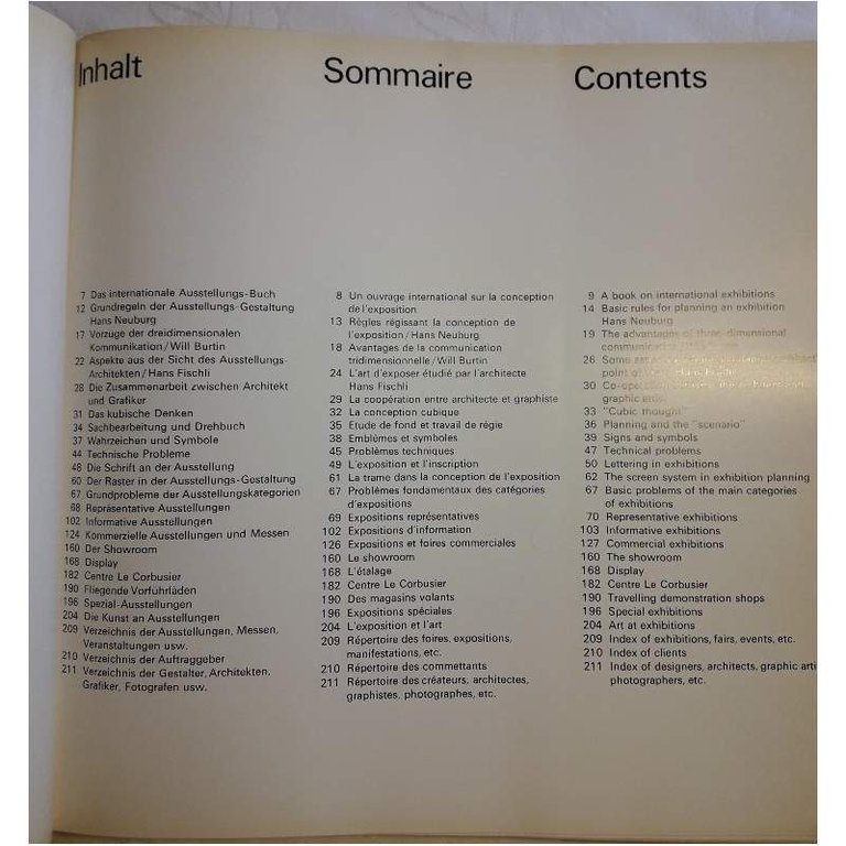 INTERNATIONALE AUSSTELLUNGS-GESTALTUNG-CONCEPTIO INTERNATIONALE D'EXPOSITIONS-CONCEPTIONS OF INTERNATIONAL EXHIBITION(1969)