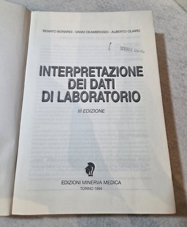 Interpretazione dei dati di laboratorio | Immagine Gallery 2