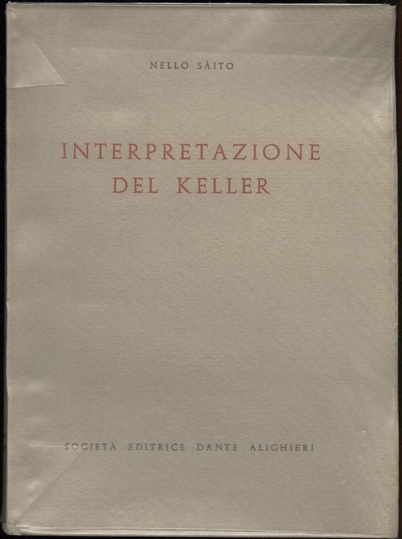 INTERPRETAZIONE DEL KELLER (1956)